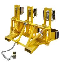 3DCM三桶重載型叉車用油桶專用桶夾